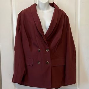 JustFab Maroon Blazer size 2X